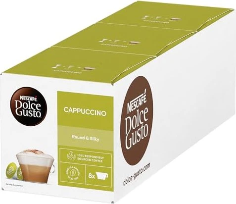 Nestlé Nescafe Dolce Gusto Cappuccino Kaffeekapseln, 8 Stück