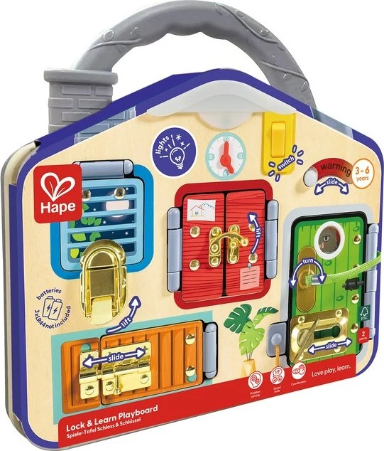 Hape Spiele-Tafel Schloss & Schlüssel