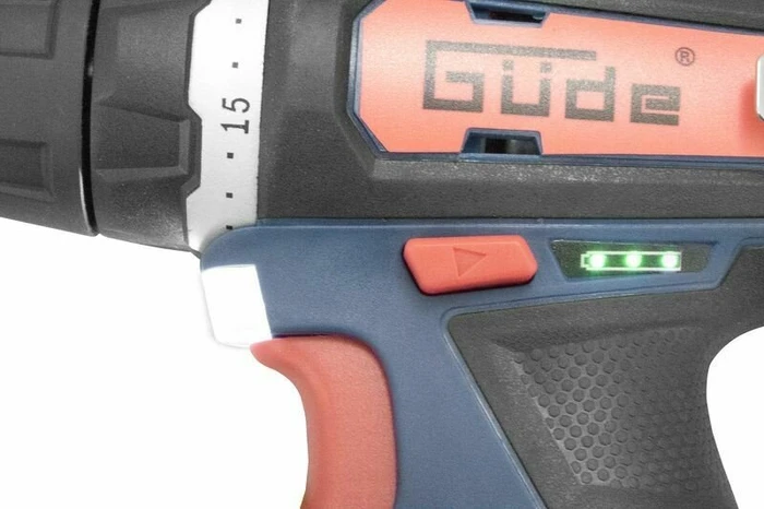 Güde BS 12-202-20K Akku-Bohrschrauber inkl. Koffer + 2 Akkus 2.0Ah + Zubehör