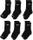 Nike NHB Dri-Fit Performance Basic Crew Socken schwarz, 6 Paare (Junior) (UN0019-023)