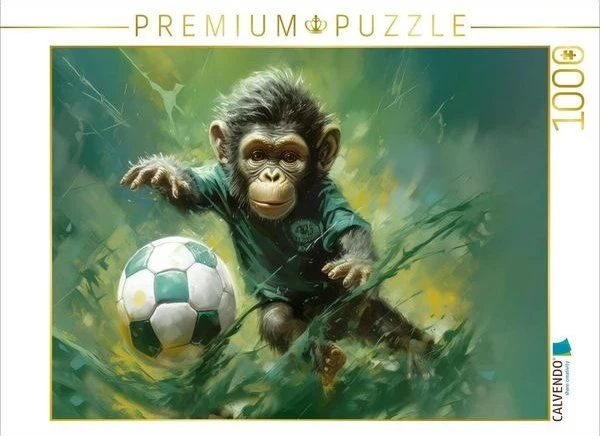Calvendo Babyaffen im Fussballfieber