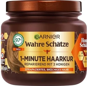 Garnier Wahre Schätze 1-Minute Haarkur Honigschätze, 340ml