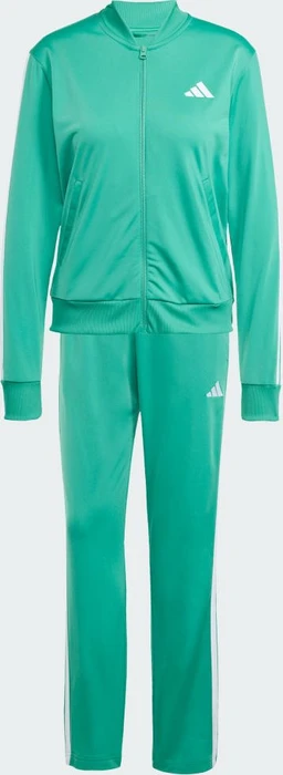 adidas Essentials 3-Streifen Trainingsanzug semi court green (Damen)