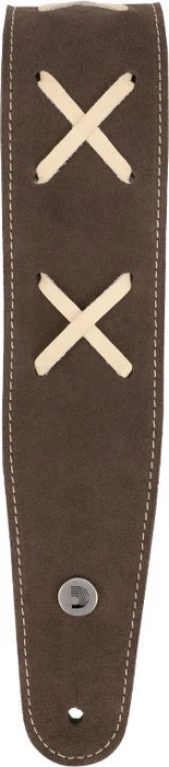D'Addario Suede Vintage Guitar Strap Brown