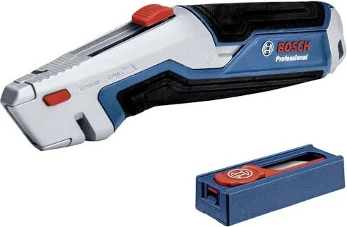 Bosch Professional Messer, Cutter, beidhändig, schwarz/blau/grau