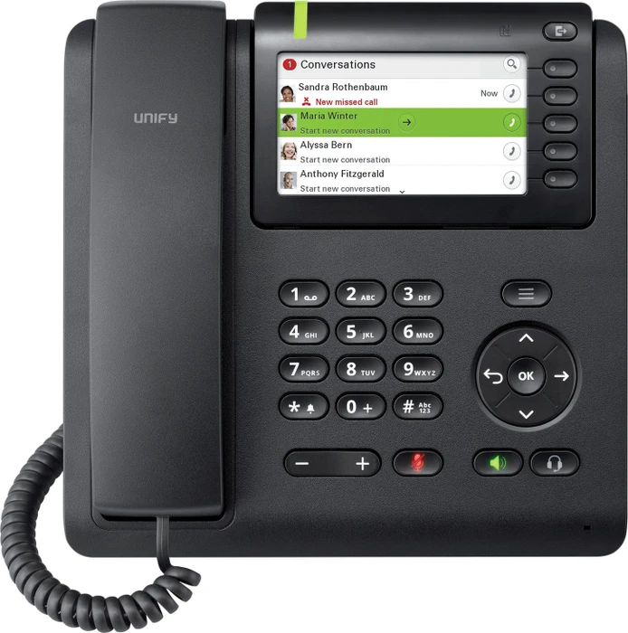 Unify OpenScape Desk Phone CP600 schwarz