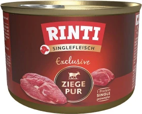 Finnern Rinti Singlefleisch Exclusive Ziege Pur, 4.80kg (12x 400g)