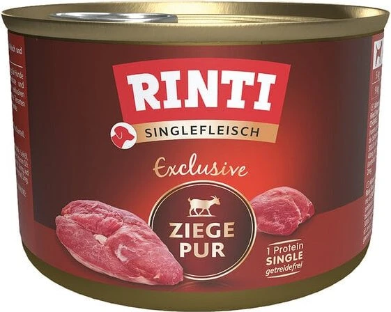 Finnern Rinti Singlefleisch Exclusive Ziege Pur, 4.80kg (12x 400g)