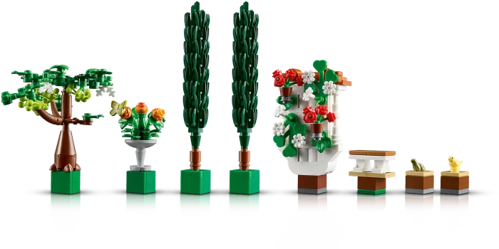 LEGO Icons - Springbrunnengarten