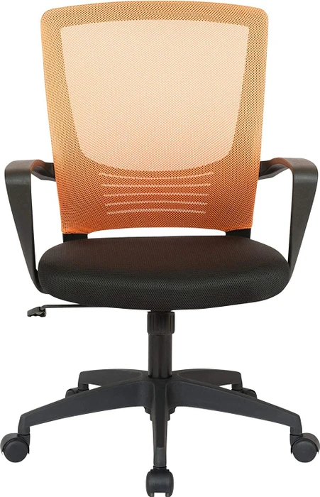 CLP Kampen Bürostuhl, schwarz/orange