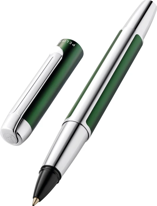 Pelikan Pura R40 Tintenroller (Mine) waldgrün/silber