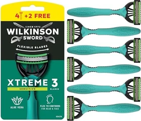 Wilkinson Sword Xtreme 3 Sensitive Einwegrasierer, 6 Stück