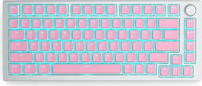 Glorious Aura V2 Keycap Set, Kunststoff (PBT) Double-Shot, rosa, 145 Tasten (104+41), ANSI-US