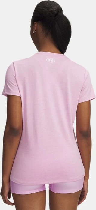 Under Armour Tech Twist Funktionsshirt kurzarm pink dawn/white (Damen)