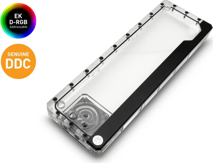 EK Water Blocks Quantum Line EK-Quantum Kinetic FLT 360 DDC PWM D-RGB, Acryl, mit Pumpe
