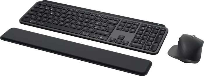 Logitech MX Keys S Combo Graphite, schwarz, Logi Bolt, USB/Bluetooth, ES