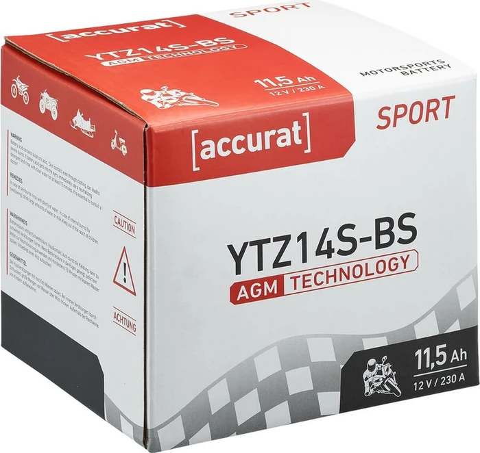 Accurat Sport AGM YTZ14S-BS