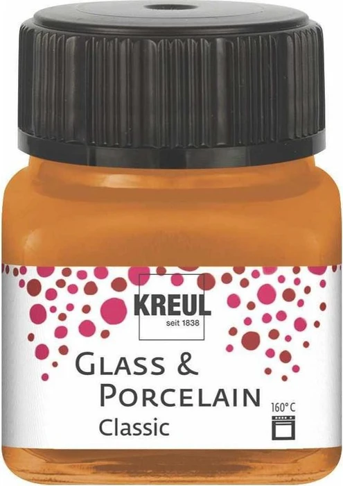 Kreul Glass & Porcelain Classic Malfarbe, goldbronze metallic, 20ml