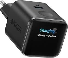 Anker Nano Ladegerät (45W, Smart Display) schwarz