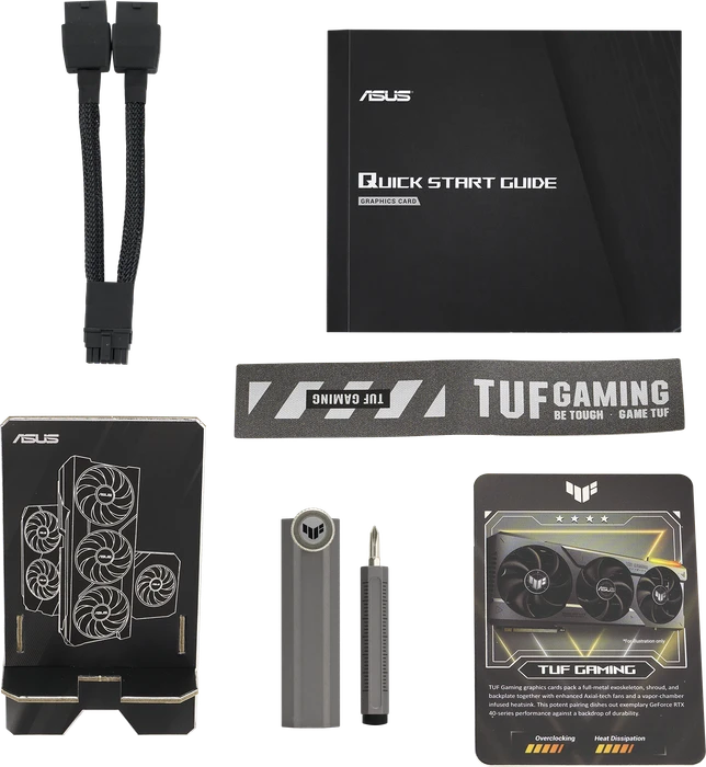 ASUS TUF Gaming GeForce RTX 4070 Ti OC, TUF-RTX4070TI-O12G-GAMING, 12GB GDDR6X, 2x HDMI, 3x DP