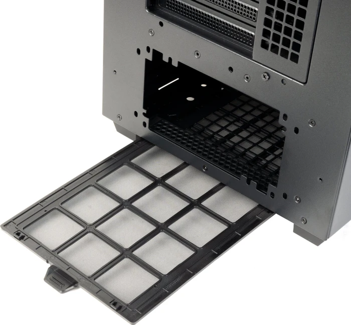 SilverStone Seta H2, schwarz, Glasfenster