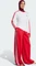 adidas Adicolor Satin Wide Leg Trainingshose lang better scarlet/white (Damen) Vorschaubild