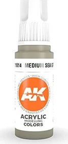 AK-Interactive 3rd Gen Acrylic Colors Acrylic Modelling Colors medium sea grey, 17ml