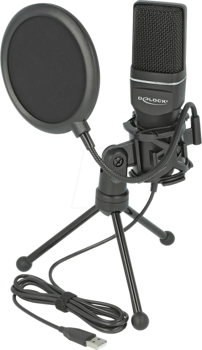 DeLOCK USB Condenser Microphone Set