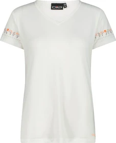 CMP Print Funktionsshirt kurzarm bianco/salmone (Damen)