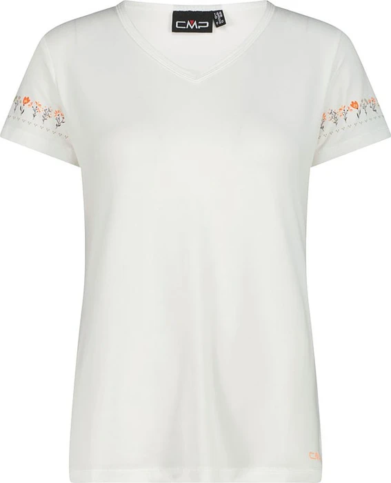 CMP Print Funktionsshirt kurzarm bianco/salmone (Damen)
