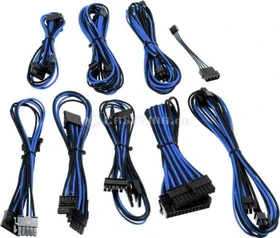 CableMod B-Series SP ModFlex 10-CM Kabel Kit für Netzteile, schwarz/blau (CM-BSX-FKIT-KKB-R)