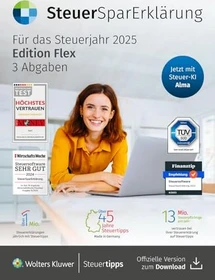 Akademische Arbeitsgemeinschaft SteuerSparErklärung flex 2026, ESD (deutsch) (PC/MAC)