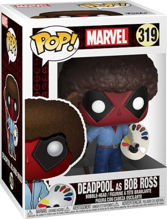 FunKo Pop! - Marvel Deadpool - Deadpool as Bob Ross