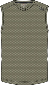 CMP Piquestrick Funktionsshirt ärmellos sage (Herren)