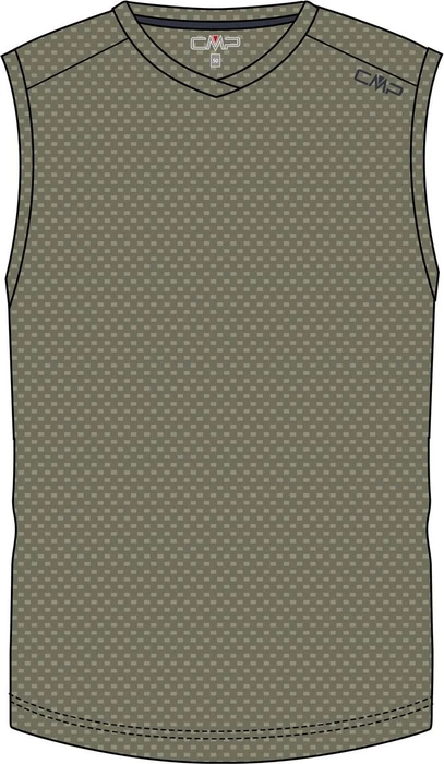 CMP Piquestrick Funktionsshirt ärmellos sage (Herren)
