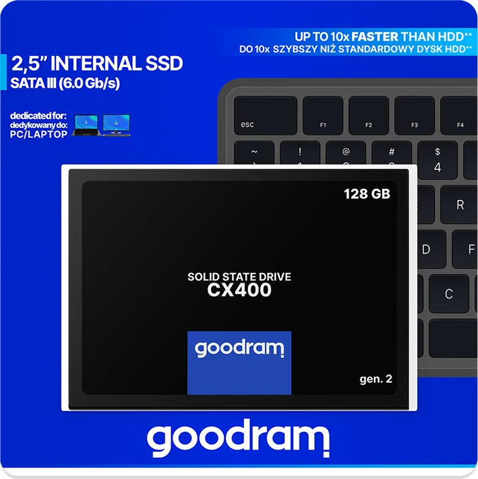 goodram CX400 gen.2 128GB, 2.5" / SATA 6Gb/s