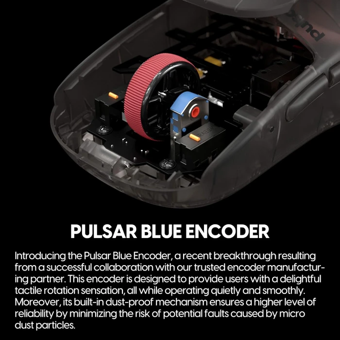 Pulsar Gaming Gears X2H Mini Wireless ClearBlack Edition, USB