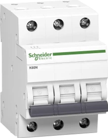 Schneider Electric Leitungsschutzschalter K60N 3P, 25A, B Charakteristik, 6kA