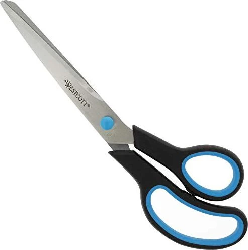 Westcott Easy Grip Universalschere, Rechtshänder, 247mm, schwarz/blau