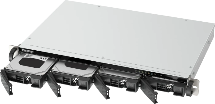 QNAP Turbo Station TS-433eU 2TB, 4GB RAM, 2x RJ-45 2.5GBase-T, 2x USB-A 3.0, 1HE
