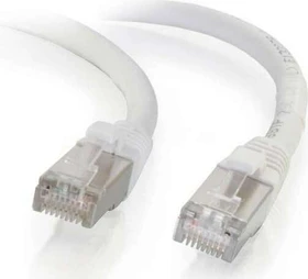 C2G Patchkabel, Cat6a, S/FTP, RJ-45/RJ-45, 2m, weiß