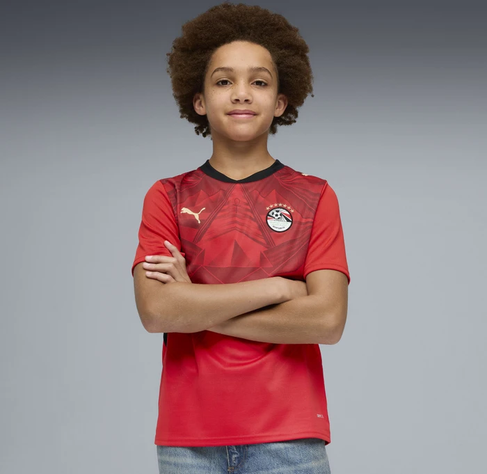 Puma FIFA WM 2026 Ägypten Heimtrikot kurzarm puma red/intense red (Junior)