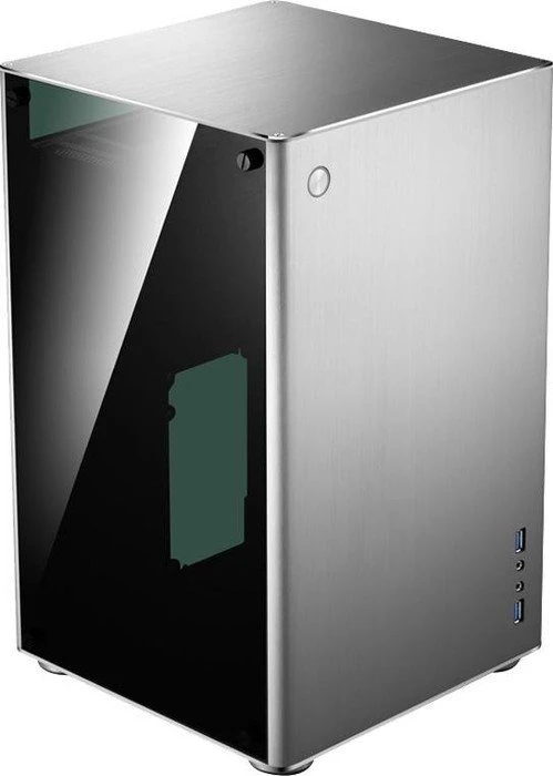 Jonsbo VR1 silber, Glasfenster, Mini-ITX