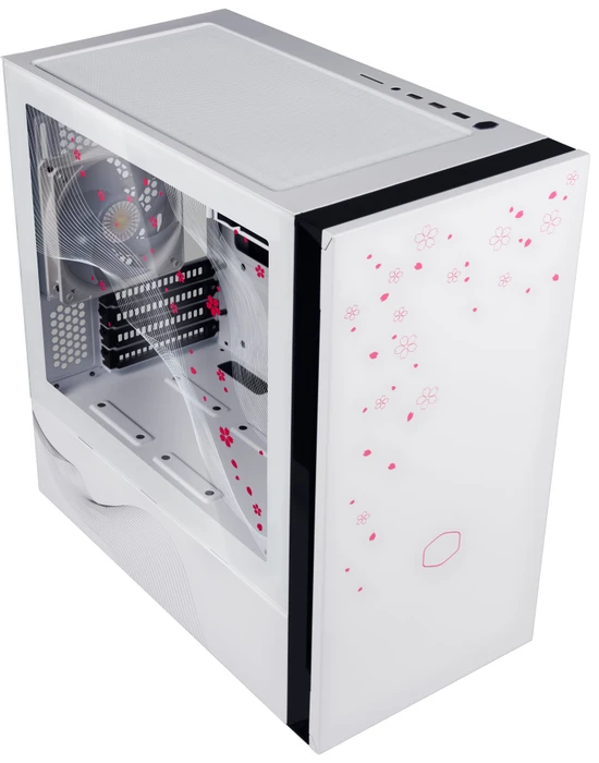 Cooler Master Silencio S400 Sakura Limited Edition, Glasfenster, schallgedämmt