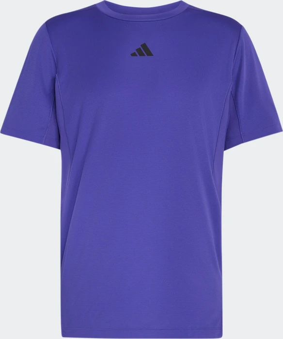 adidas D4T Primelift 3-Streifen Funktionsshirt kurzarm pure purple (Herren)