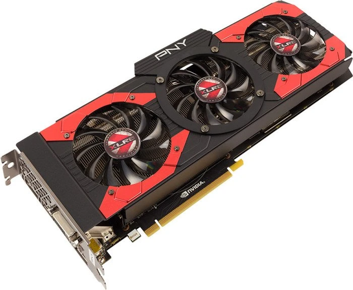 PNY GeForce GTX 1080 XLR8 OC Gaming, 8GB GDDR5X, DVI, HDMI, 3x DP