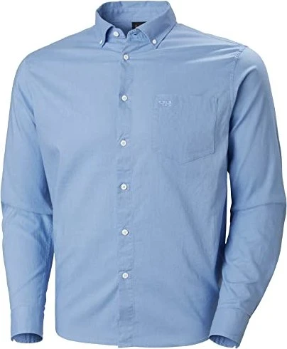 Helly Hansen Club Hemd langarm bright blue (Herren)