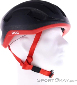 POC Omne Lite WF Helm uranium black/prismane red matt