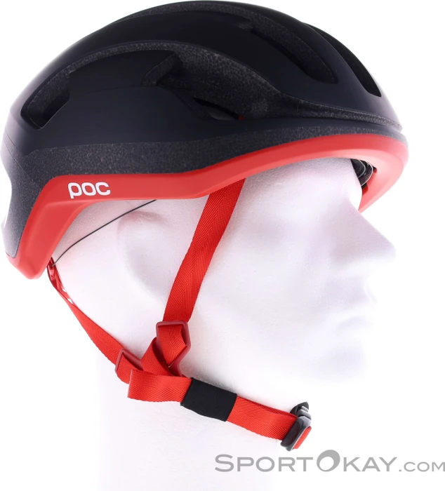 POC Omne Lite WF Helm uranium black/prismane red matt