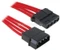 BitFenix Alchemy 4-Pin Molex Verlängerung 45cm, sleeved rot Vorschaubild